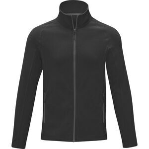 Elevate Essentials Mens Zelus Fleece Jacket / Solid Black